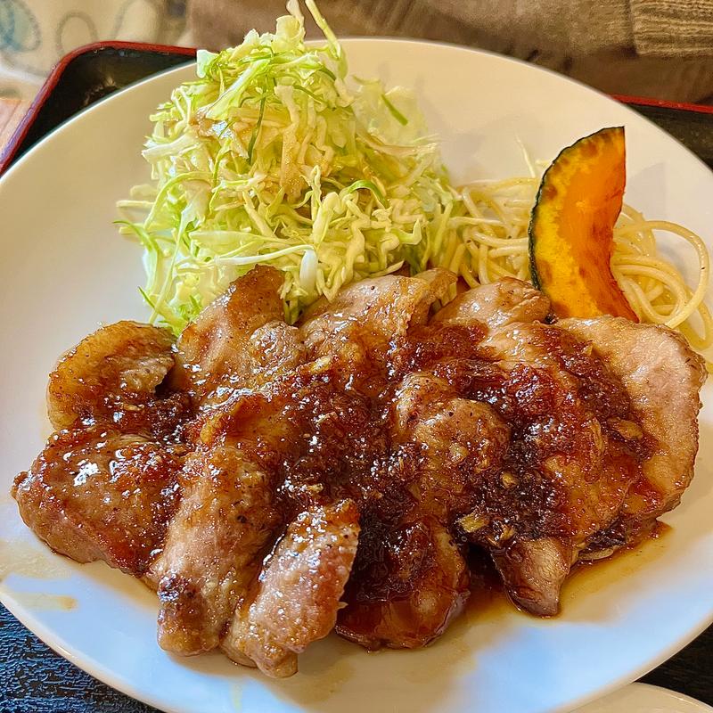 栗豚の大生姜焼き定食(キッチンヒマラヤ )