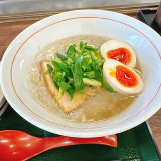 煮干しラーメン　味玉トッピング