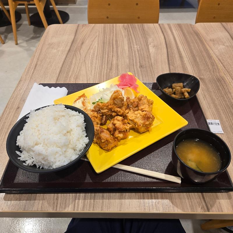 唐揚げ定食(駒門パーキングエリア（下り線） スナックコーナー )