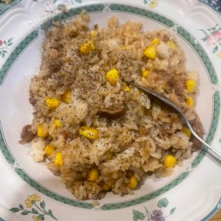 ガーリックチャーハン(武州うどんあかね&みどりダイニング)