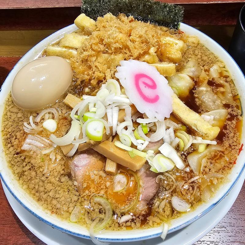 特製いりこ 全部入り(大井町立食い中華蕎麦 いりこ屋)