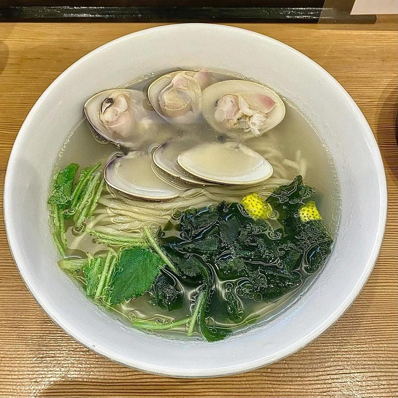 国産はまぐりそば(らーめん工房 麺作)