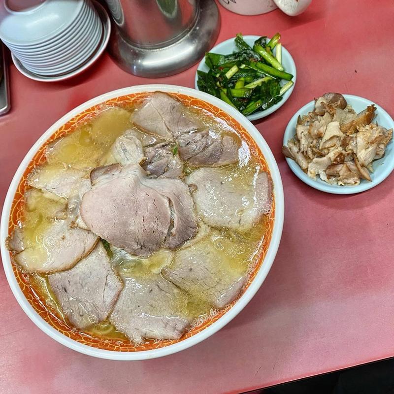 チャーシューメン 大 切りおとしチャーシュー ニラキムチ(天天有 四条烏丸店)