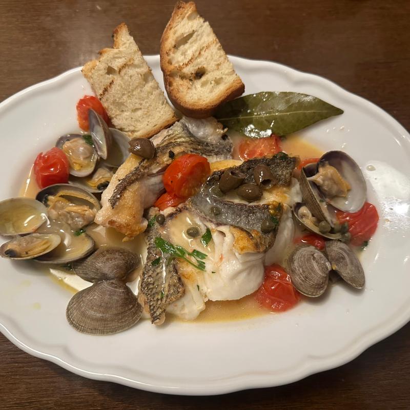 天然真鯛とあさりのアクアパッツァ(トラットリア ダ ゴイーノ （TRATTORIA Da GOINO）)