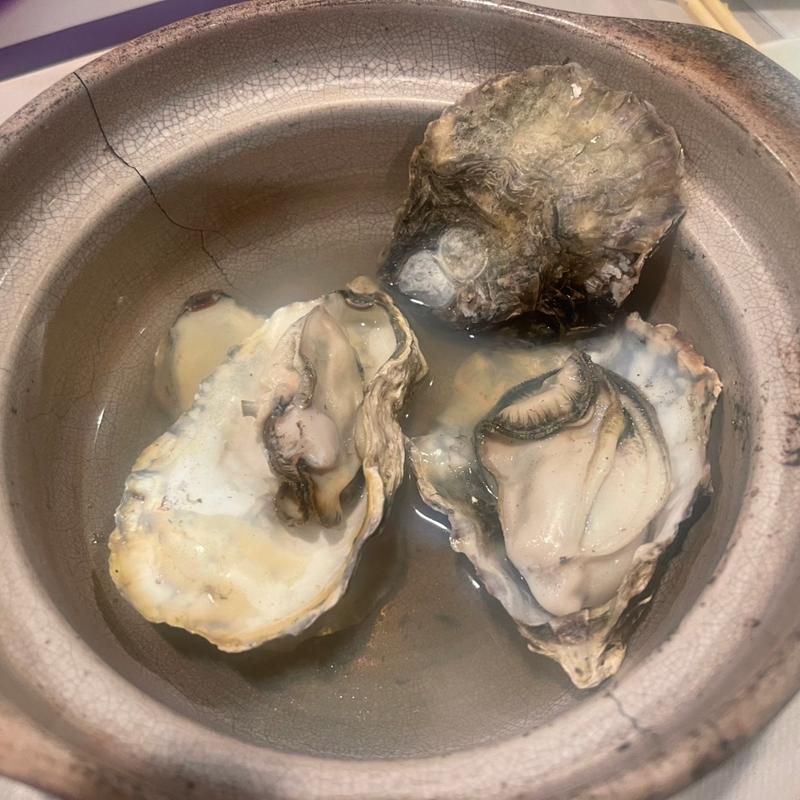 牡蠣蒸し(石亭 )