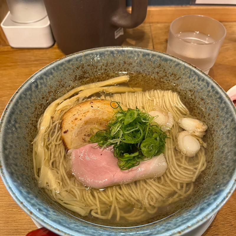 ホタテ塩そば(麺や笑華)