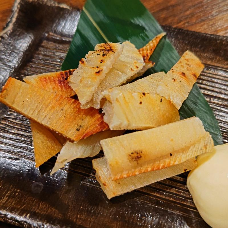 生干しえいひれの炙り(のげちゃん)