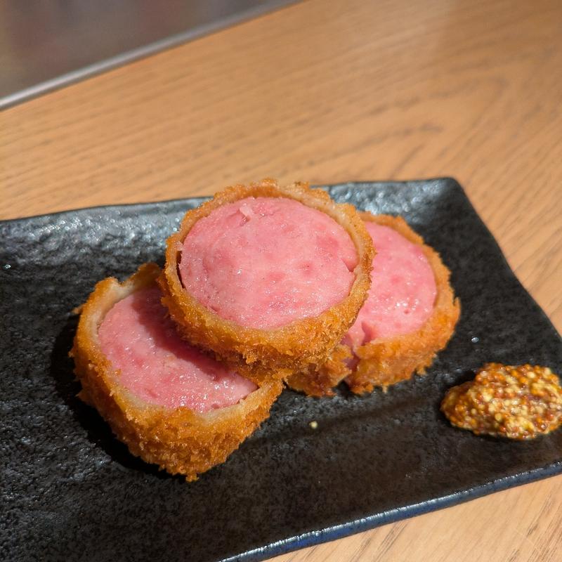 厚切り雲仙ハムカツ(酒場ジャロウ)