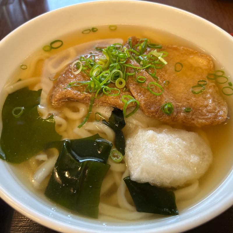 得うどんセット(麺や ほり野 麺工房、ほり野のカレーパン)