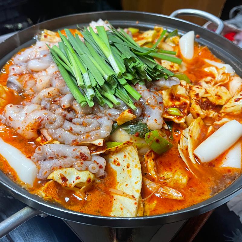 タコ鍋(韓国料理　松屋)