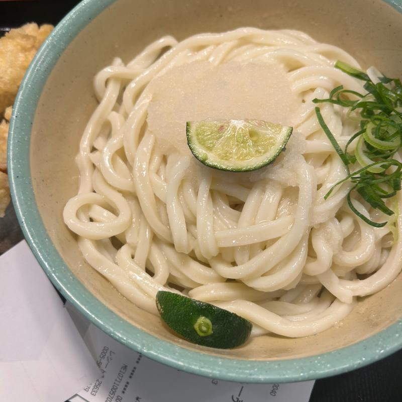 鶏てんぶっかけ(冷)(おにやんま 新橋店)