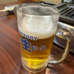 生ビール(焼肉ごっちゃん)