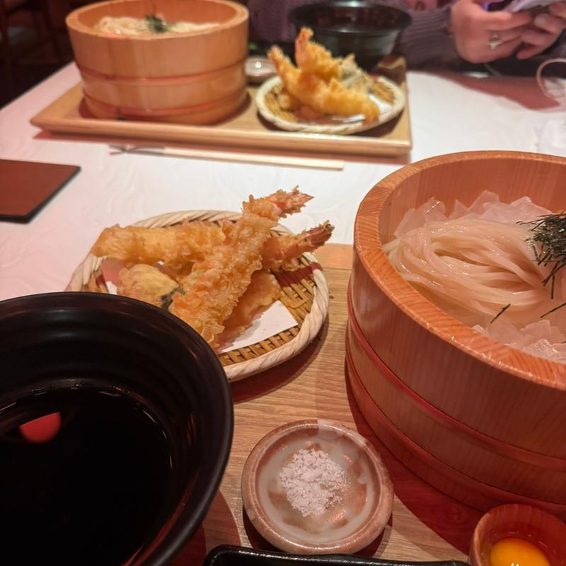 天ざるのおうどん(麺匠の心つくし つるとんたん 六本木店)