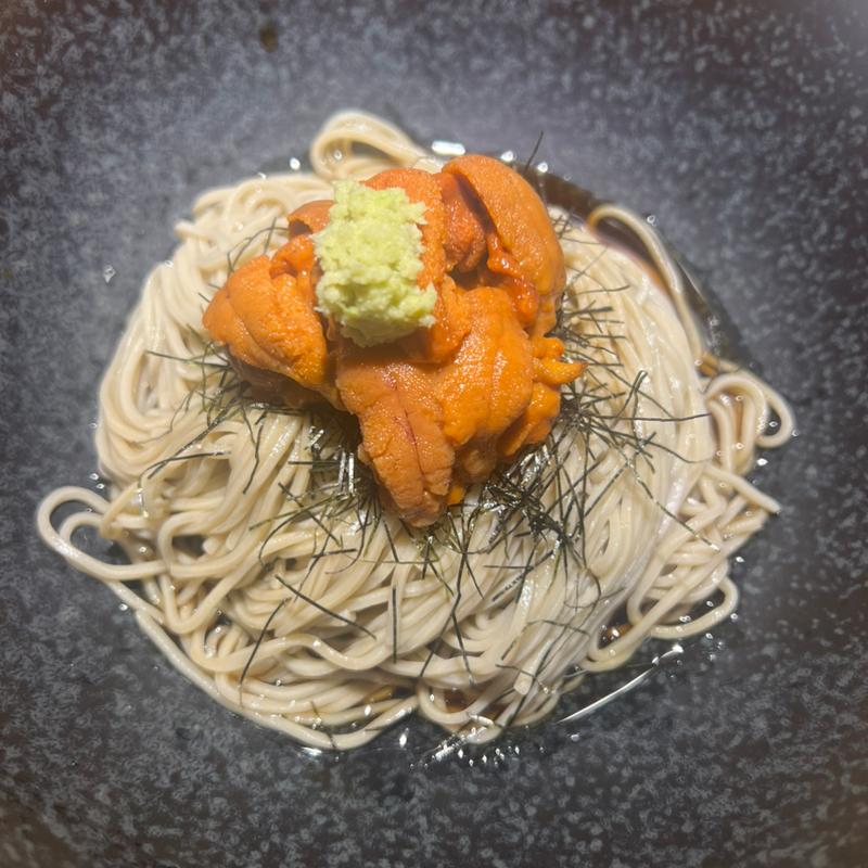 ウニそば(おそばの甲賀 )