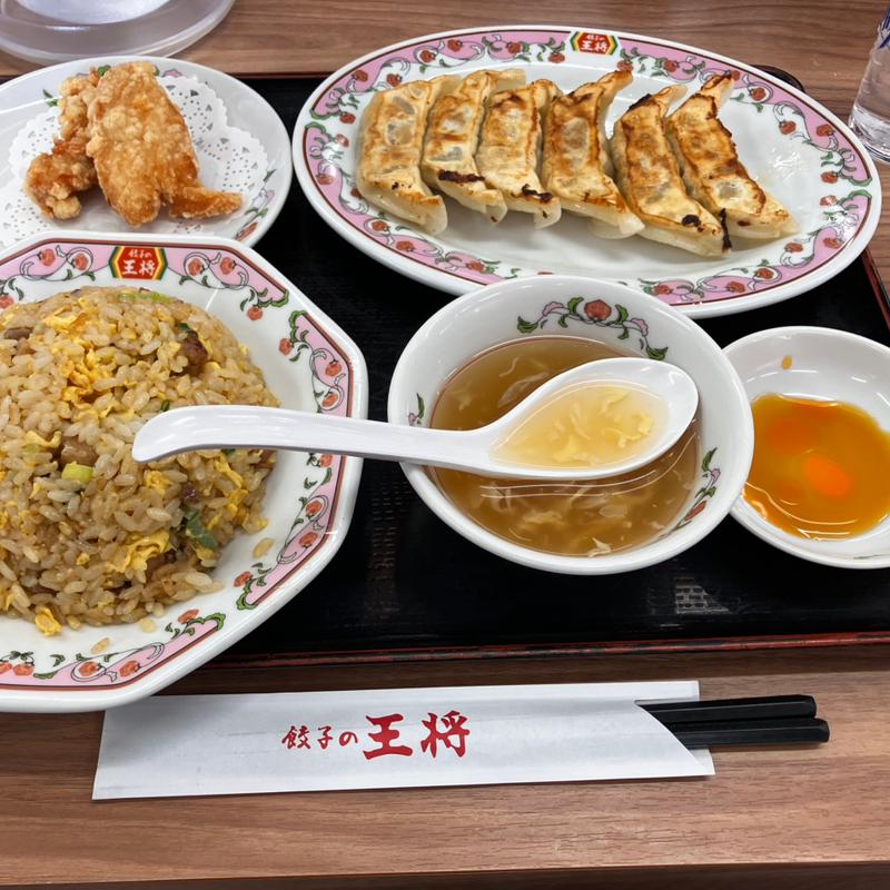炒飯定食(餃子の王将 寝屋川団地前店)