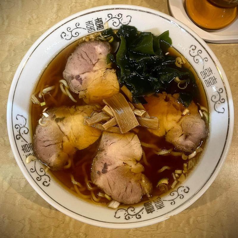 チャーシューメン(中華料理 銀龍)