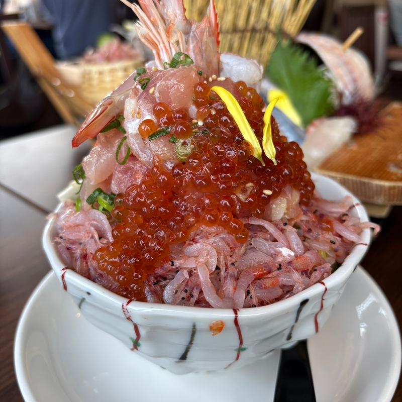 海鮮丼(網元料理 徳造丸 本店 （あみもとりょうり とくぞうまる）)