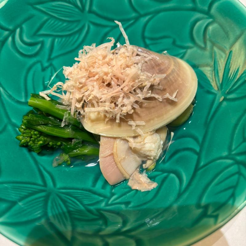 蛤の花浸し(個室割烹 寿司北大路 品川店)