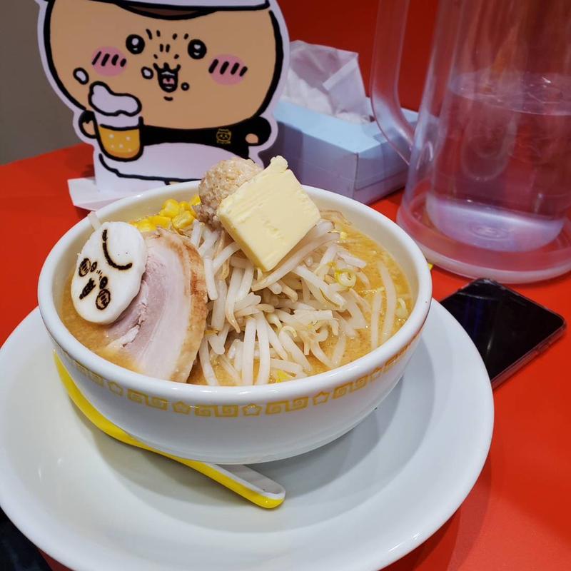 ラーメン味噌(ちいかわラーメン 豚 心斎橋PARCO)