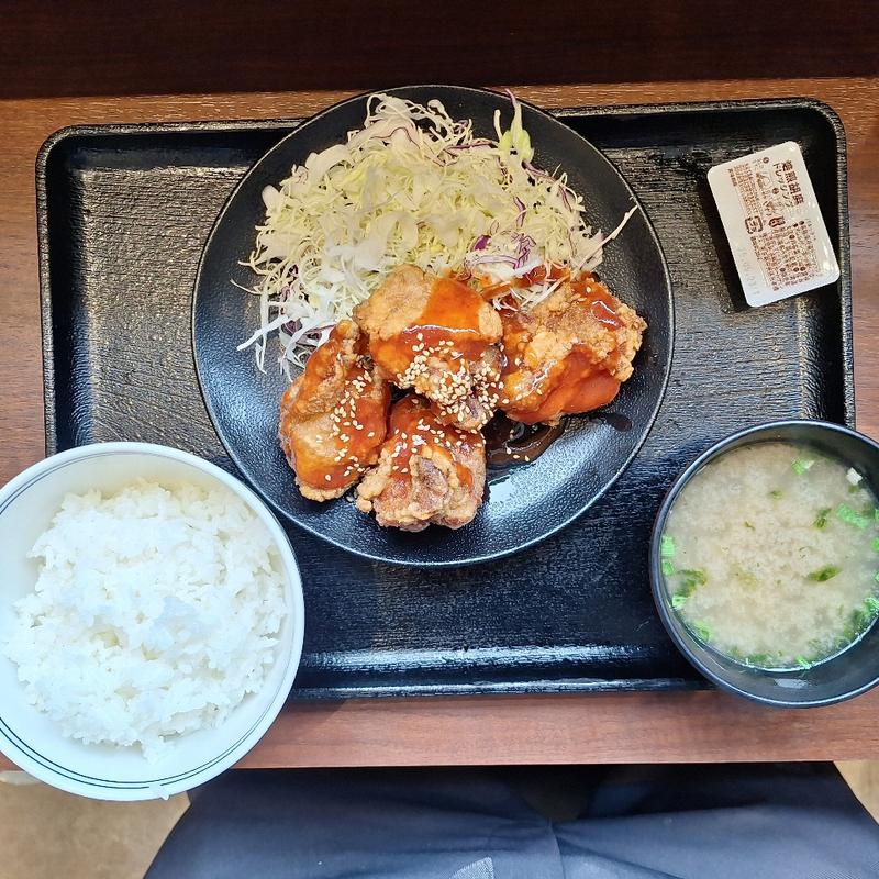 ヤンニョムから揚げ定食(吉野家 王寺駅前店 )