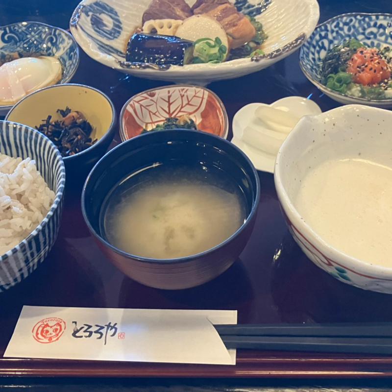 大和芋　2種　角煮膳(とろろや 本店 )