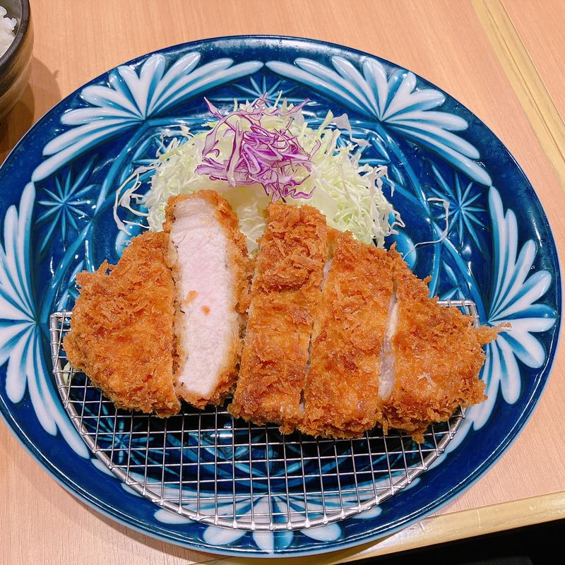 ロースかつ定食(とんかついなば和幸 立川高島屋店)