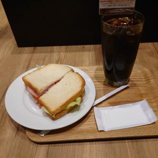 MORNING SET ジャンボハム・レタスサンド