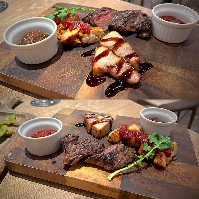 3種盛りミートプレート(仙台キッチン SENDAI KITCHEN)