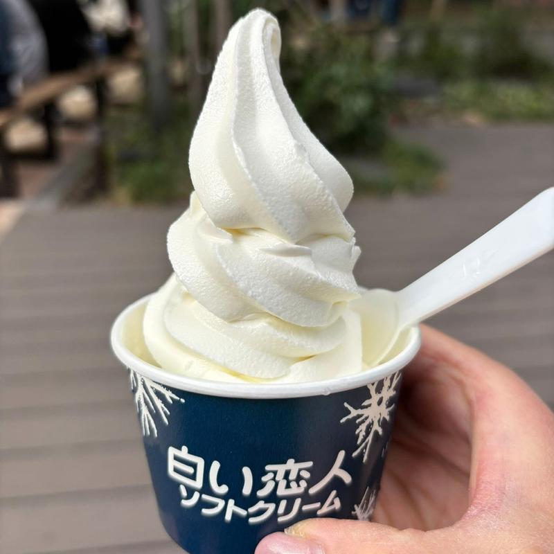 白い恋人ソフトクリーム(イシヤカフェ （ISHIYA CAFE）)