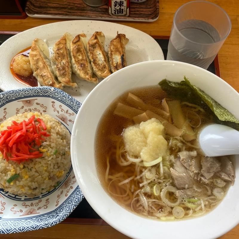 東京ラーメンチャーハンセット(ゆにろーず日立太田店)