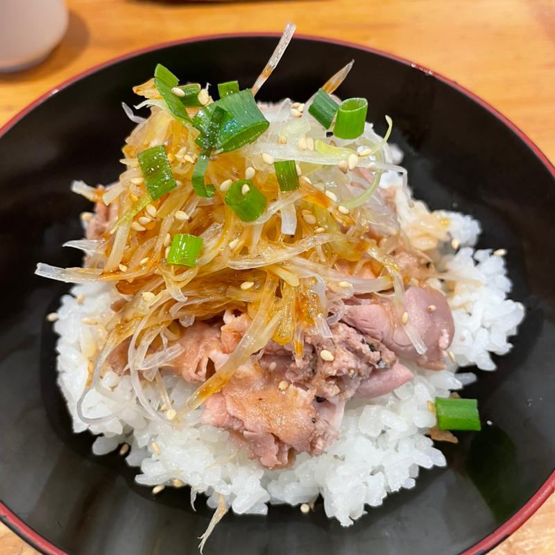 和風ロース丼(焼きあご塩らー麺たかはし 銀座店)