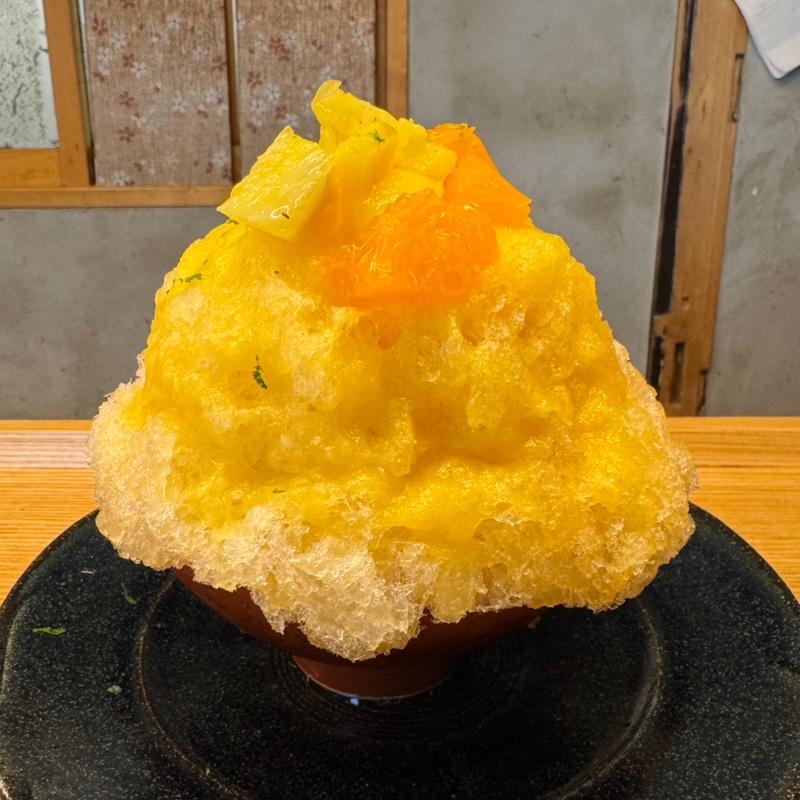 パイナップル×旬の柑橘(中町氷菓店  果実と氷 吉祥寺)