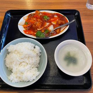酢豚 白飯