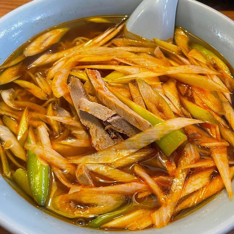 ねぎチャーシュー麺(中国料理 龍門)