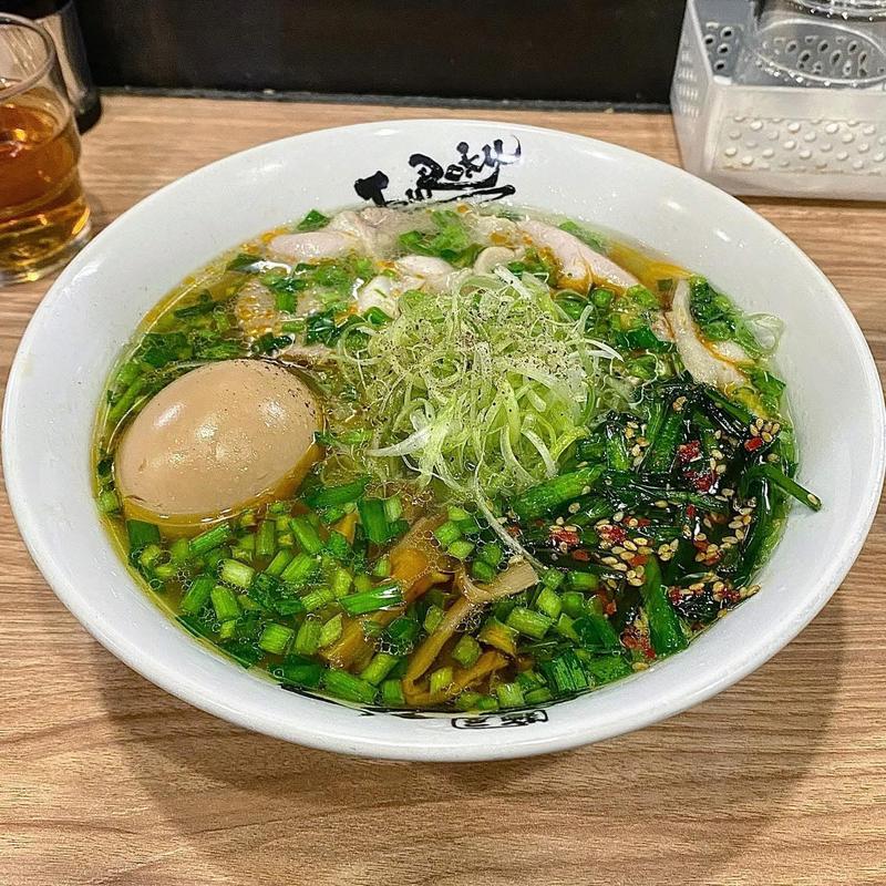 ニラそば ニラご飯付き(麺屋丈六 キーノ和歌山)