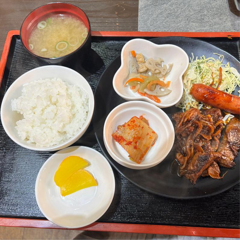 ハラミ定食(焼肉屋 じゅうじゅう)