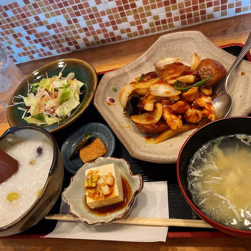 豚肉とポテトのカレーチリ炒め(華風菜 春陽(はるひ))