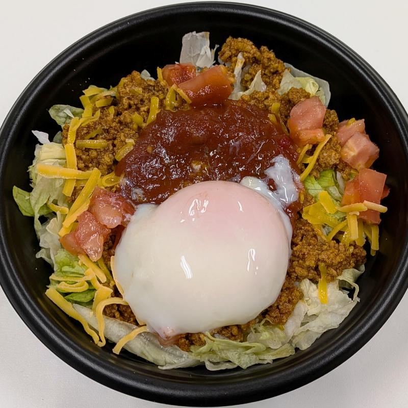 タコライス（温泉卵）(Comida Latina（東工大キッチンカー）)