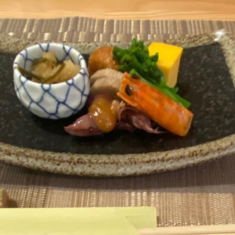 今日のお通し(旬彩 桟司)