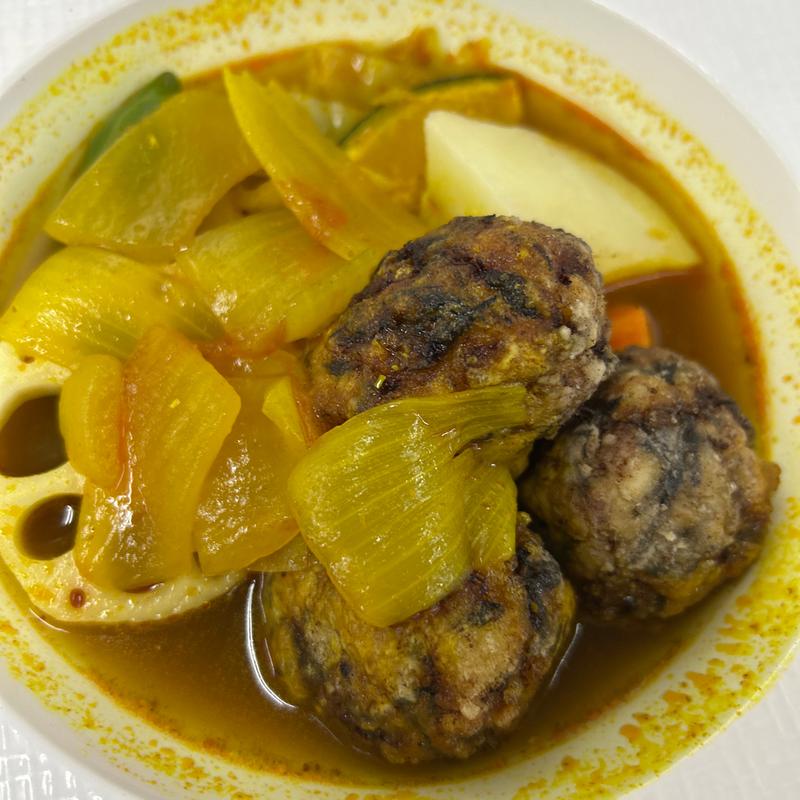 すずらん定食（チキンスープカレー）(札幌市役所地下食堂)