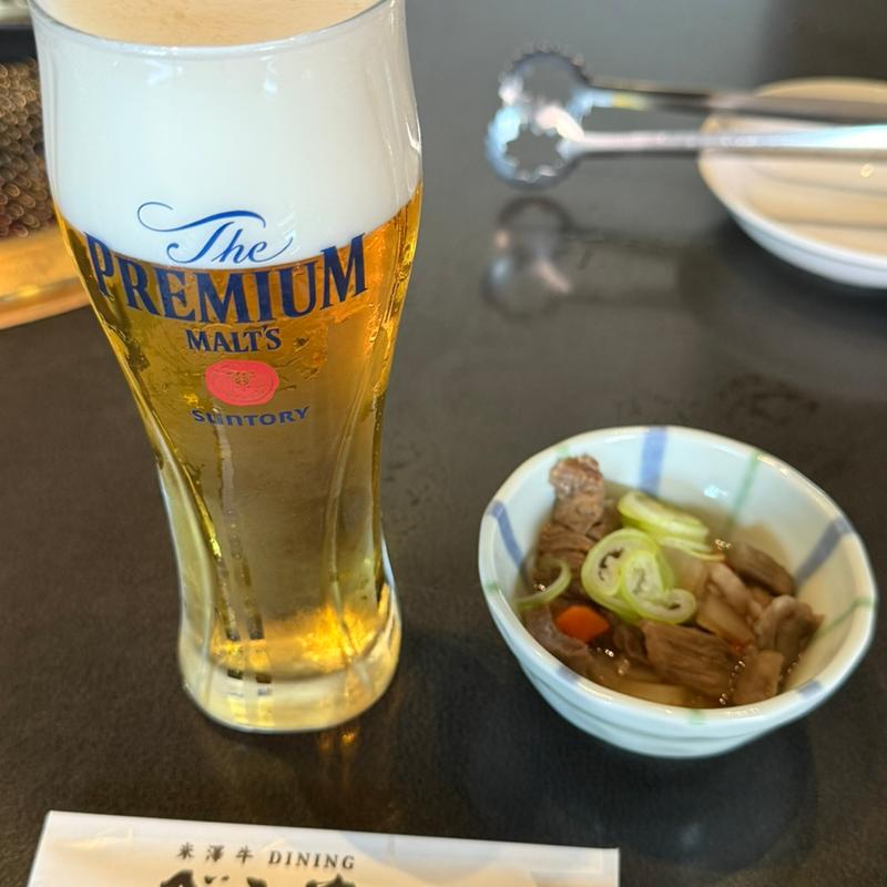 生ビール　モルツ(米澤牛DINING べこや )