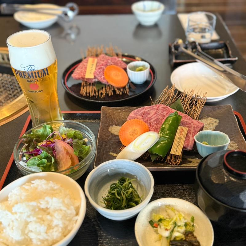 米沢牛厚切りロースランチ(米澤牛DINING べこや )