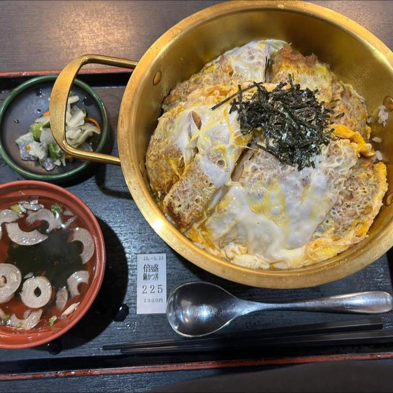 倍盛り鍋かつ丼(ゆで太郎 代々木東口店 )