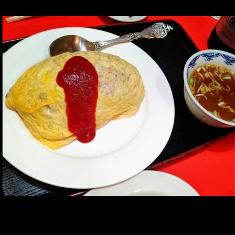 オムライス(中華料理 銀龍)