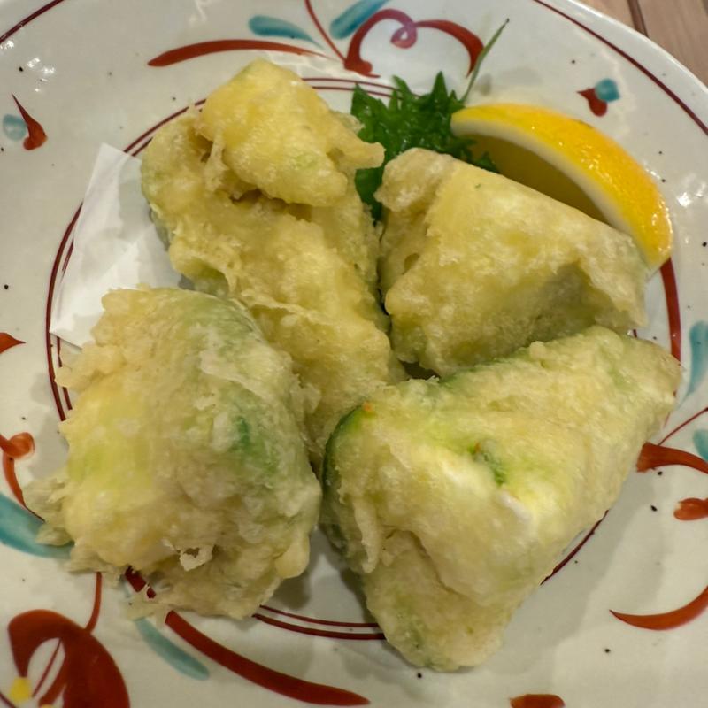 アボカドとチーズの天ぷら(たまの里 多摩センター店)