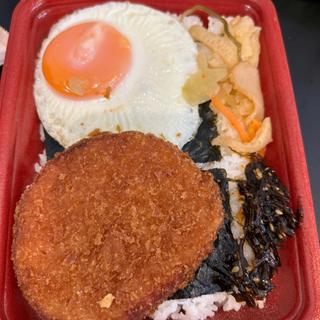 ハムカツのり弁