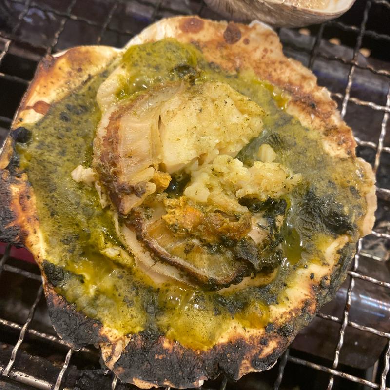 帆立貝焼(磯丸水産 長野駅前店)