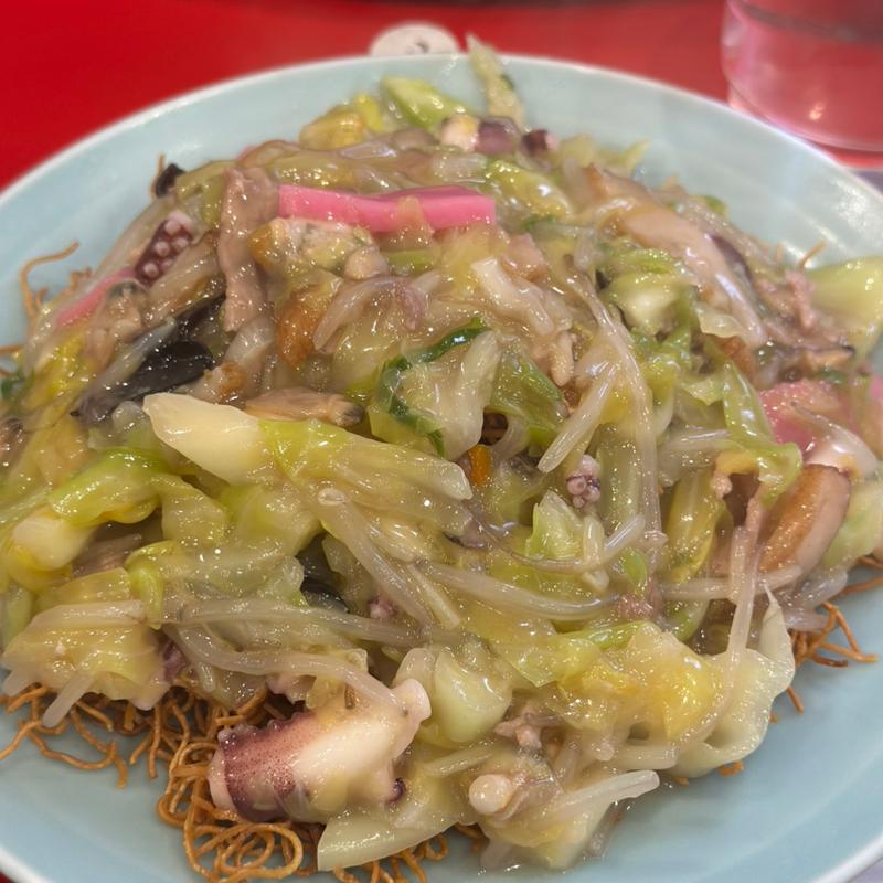 皿うどん(硬麺)(長崎飯店 渋谷店)