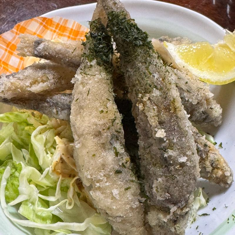 目光の唐揚げ(魚屋の台所 )