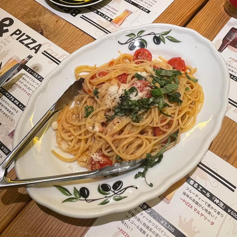 コク旨トマトとバジルのスパゲッティ(大盛)(ビッレリア&ピッツェリア ルーチェ （LUCE）)